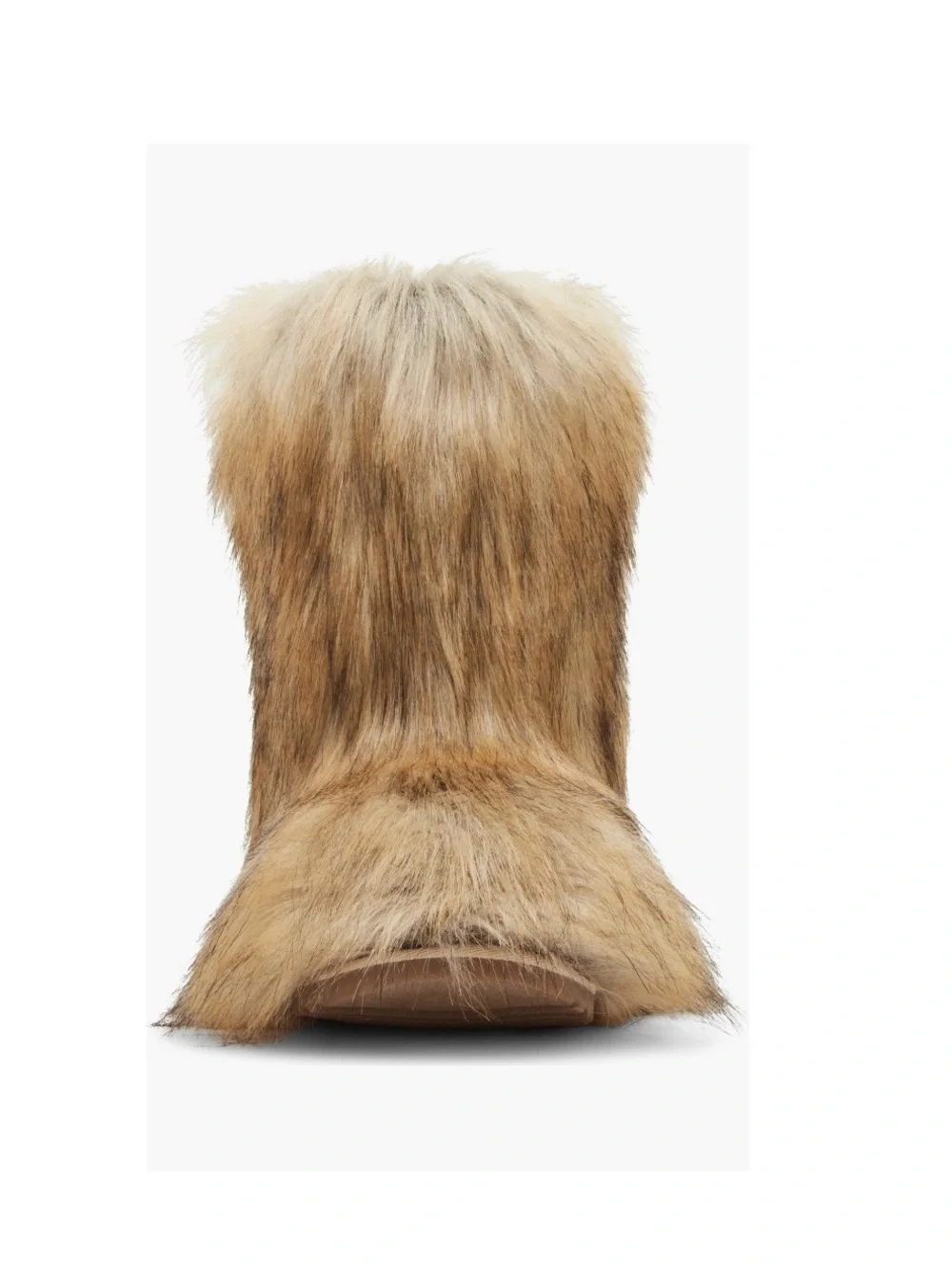Steve Madden Beastie Faux Fur Bootie Tan & Brown Multicolored Women’s Size 7